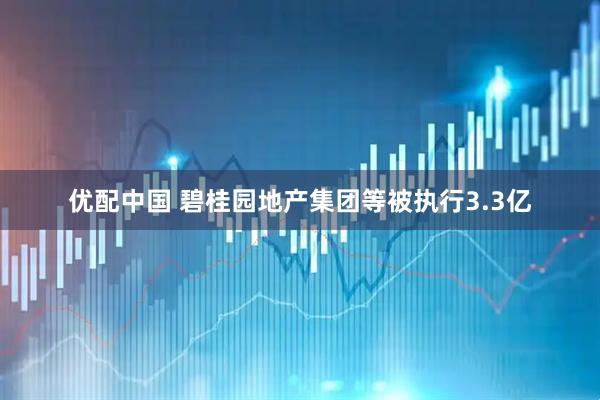 优配中国 碧桂园地产集团等被执行3.3亿