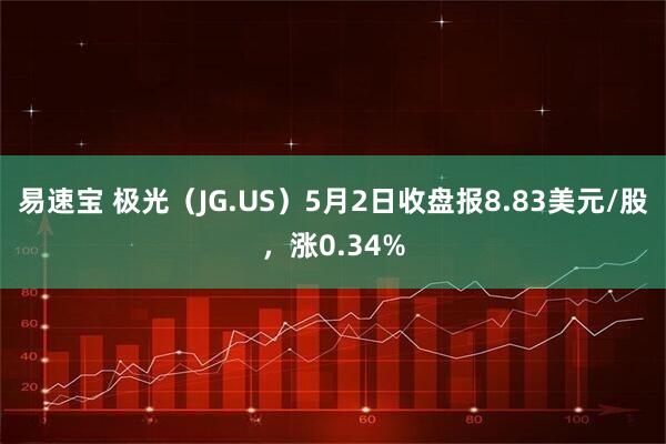 易速宝 极光（JG.US）5月2日收盘报8.83美元/股，涨0.34%