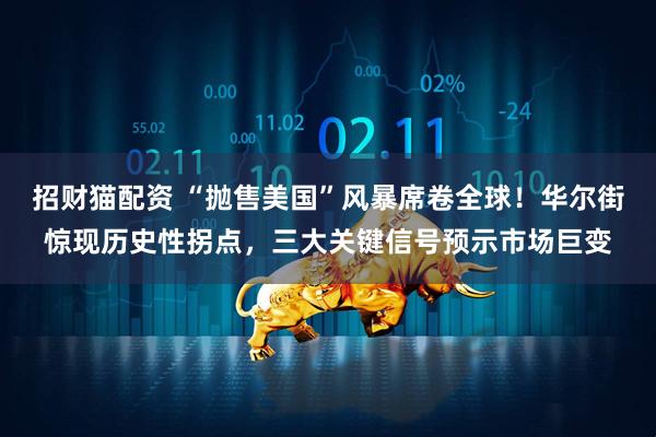 招财猫配资 “抛售美国”风暴席卷全球！华尔街惊现历史性拐点，三大关键信号预示市场巨变