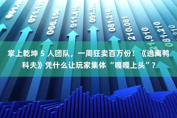 掌上乾坤 5 人团队，一周狂卖百万份！《逃离鸭科夫》凭什么让玩家集体 “嘎嘎上头”？